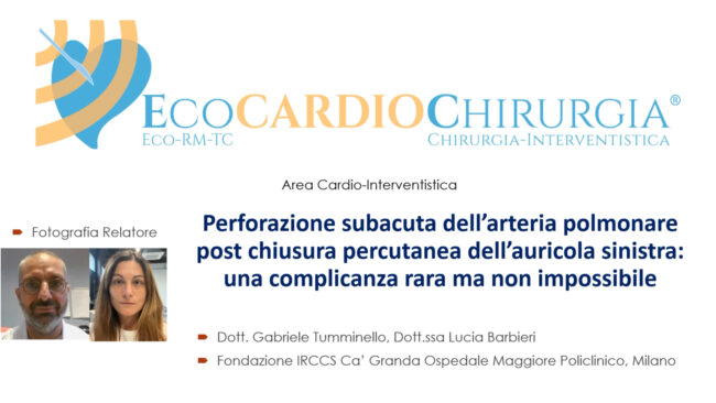 Caso Clinico Area Interventistica Barbieri-Tuminello dicembre 2022